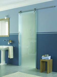 Заказать Раздвижная стеклянная дверь для ванной Тип 5 в Москве