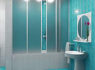 Раздвижные стеклянные шторки для ванной – примеры наших работ