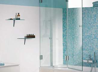 Стеклянные шторки для ванной в короткие сроки с гарантией завода производителя – примеры наших работ