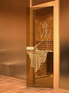 Заказать Стеклянная дверь для сауны и бани Тип 8 в Москве